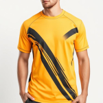 Premium Men's Gym T-shirt – Half Sleeve, Breathable and Comfortable Workout Top for Active Lifestyles