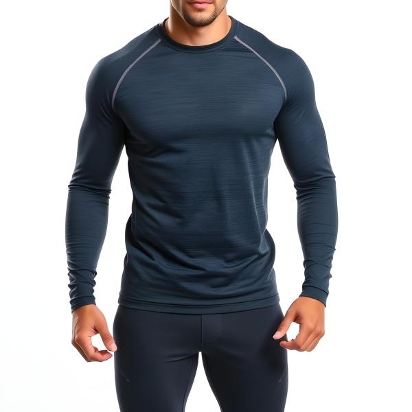 Men's Cold Gear Thermal T-Shirt – Moisture-Wicking & Flexible